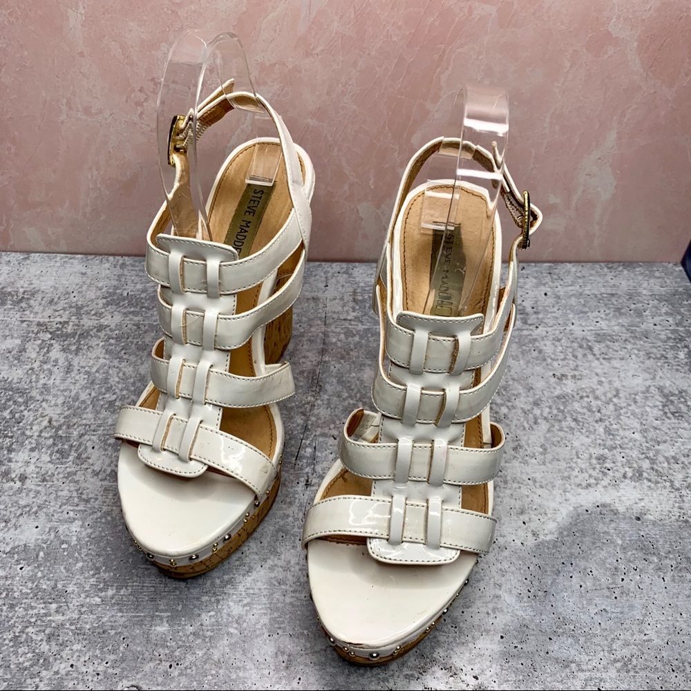STEVE MADDEN | White Wedges - Picture 5 of 8
